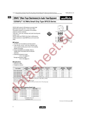 SFECS10M7DF0021-R0 datasheet  